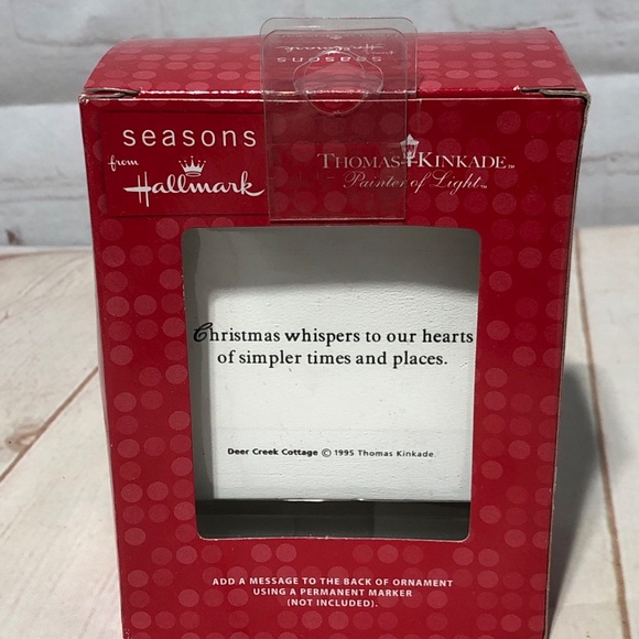 Hallmark 2016 Thomas Kinkade Christmas Ornament Holiday Painter Of Light - Picture 3 of 7